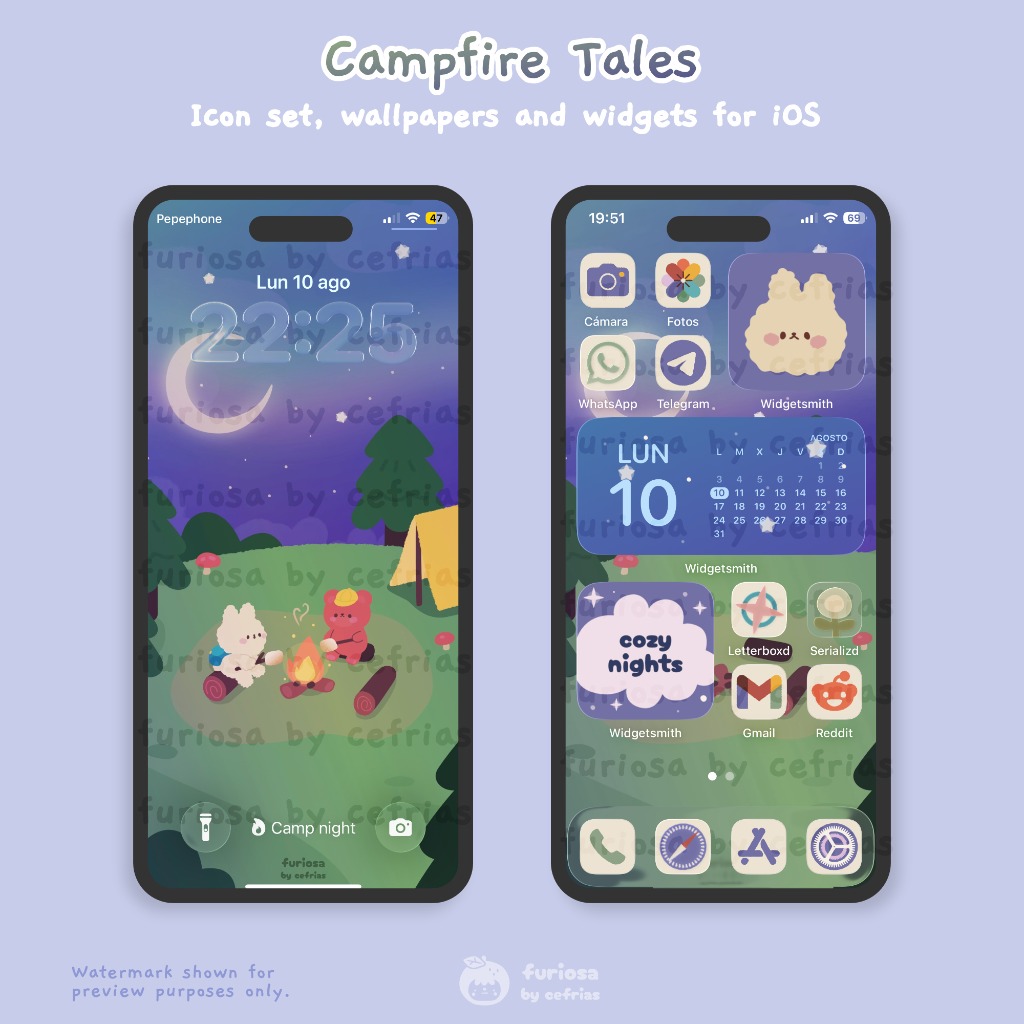 Campfire Tales iOS Theme