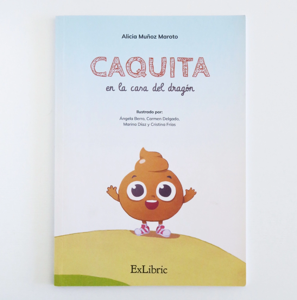 Caquita en la casa del dragón early readers book cover