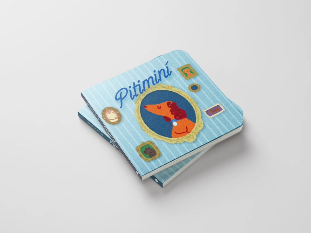 Pitimini children's book cover mockup